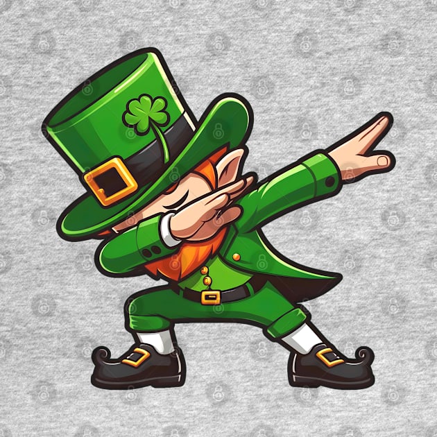 Dabbing Leprechaun by Etopix